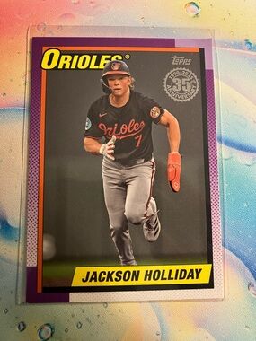 Jackson Holliday Topps Orioles Baseball Card